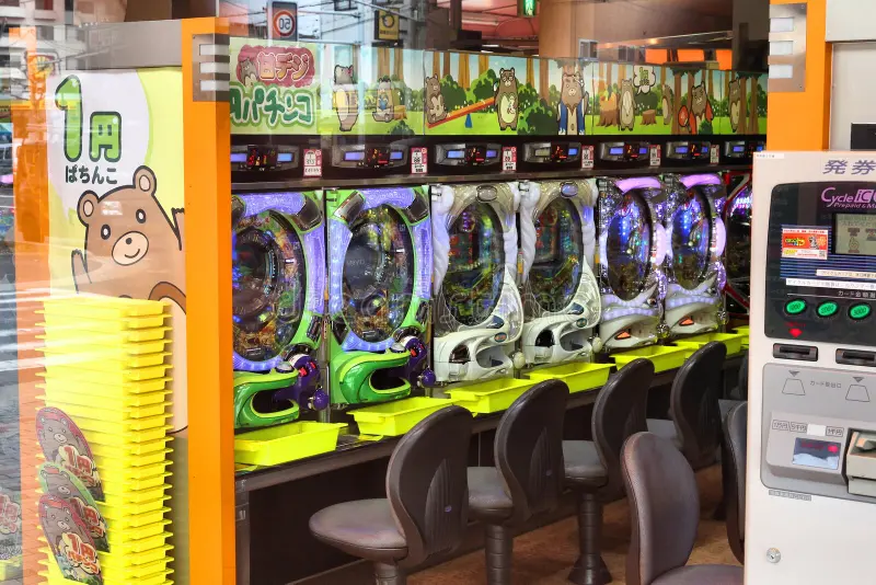 Shinjuku Cosmos Pachinko interior